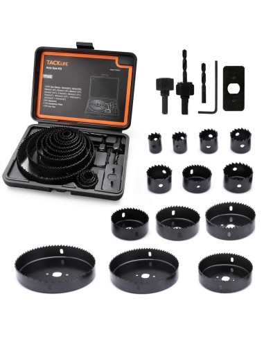 Tacklife PHS03C Σετ Ποτηροτρύπανα 17ΤΜΧ