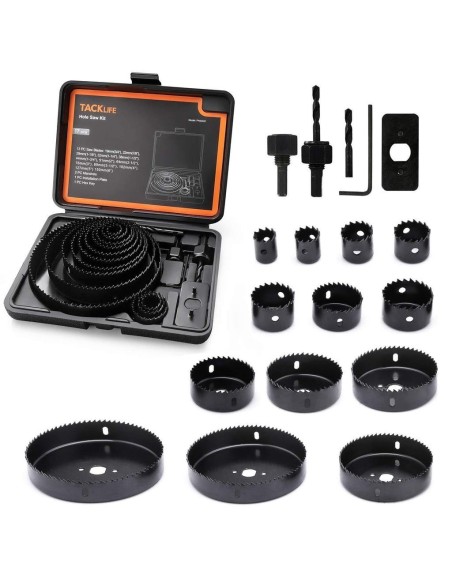 Tacklife PHS03C Σετ Ποτηροτρύπανα 17ΤΜΧ