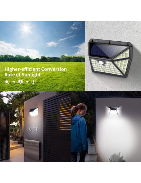 Raytech Power SL210 Ηλιακή Απλίκα LED Με Ανιχνευτή Κίνησης