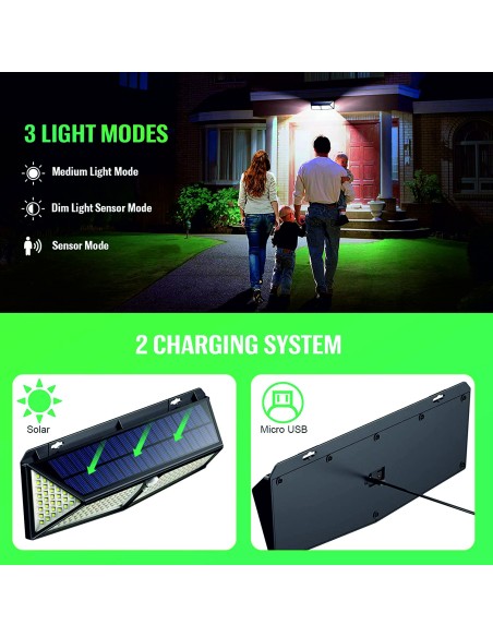 Raytech Power SL430 Ηλιακή Απλίκα LED 3500LM