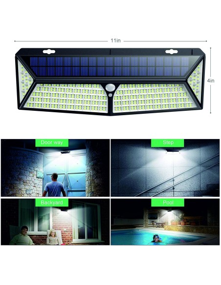 Raytech Power SL430 Ηλιακή Απλίκα LED 3500LM