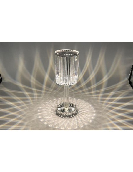 Raytech Power 7180 Επαναφορτιζόμενο Φωτιστικό Crystal Line RGB