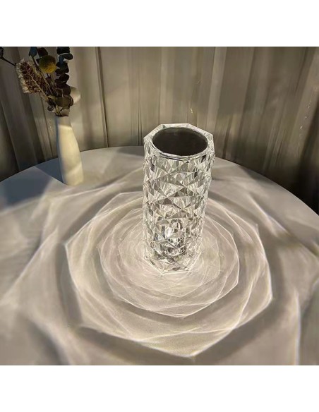 Raytech Power 7616 Επαναφορτιζόμενο Φωτιστικό  Crystal Rose CCT