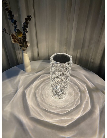 Raytech Power 7616 Επαναφορτιζόμενο Φωτιστικό  Crystal Rose CCT