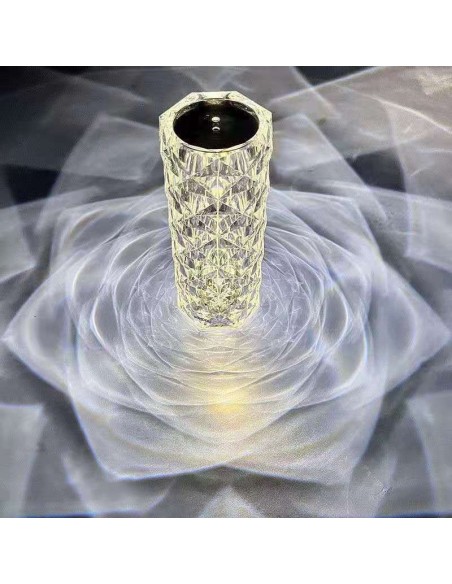 Raytech Power 7661 Επαναφορτιζόμενο Φωτιστικό Crystal Rose RGB