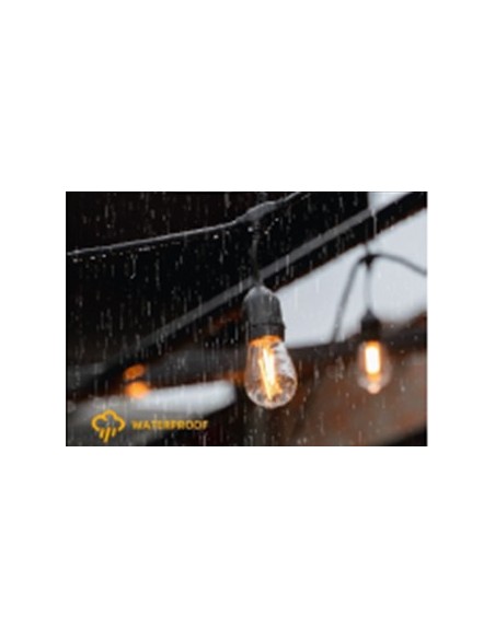 Raytech Power 7210 Γιρλάντα Εξωτερικού Χώρου 10m με 12 Λαμπτήρες