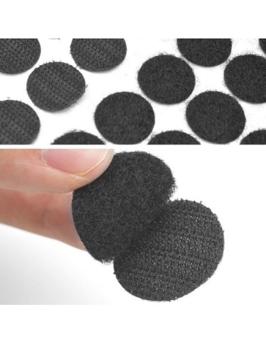 Python 5100 Velcro Coins 25mm Black 20 2ΑΔΕΣ