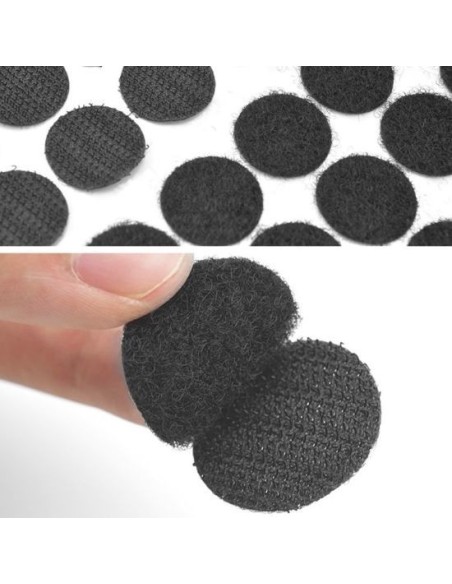 Python 5100 Velcro Coins 25mm Black 20 2ΑΔΕΣ