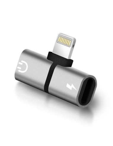 Grixx Adapter Lightning to 2 x Lightning Grey...