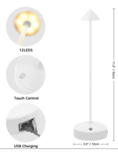 Raytech Power 4929 Επαναφορτιζόμενο φωτιστικό Άσπρο 2
