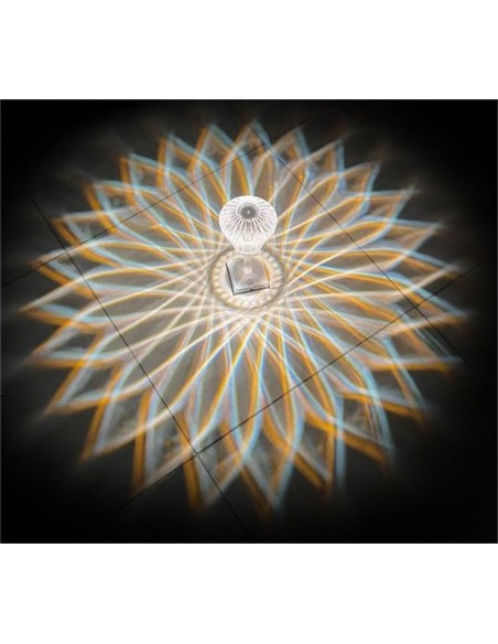 Raytech Power 7418 Επαναφορτιζόμενο Φωτιστικό Crystal Lozenge CCT