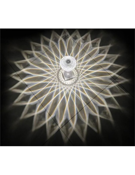 Raytech Power 7418 Επαναφορτιζόμενο Φωτιστικό Crystal Lozenge CCT