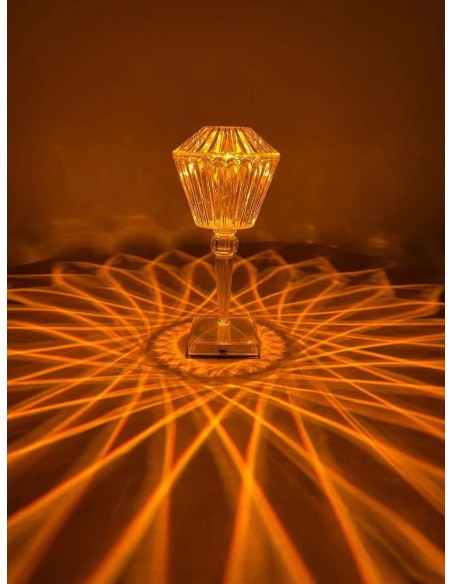 Raytech Power 7425 Επαναφορτιζόμενο Φωτιστικο Crystal Lozenge RGB