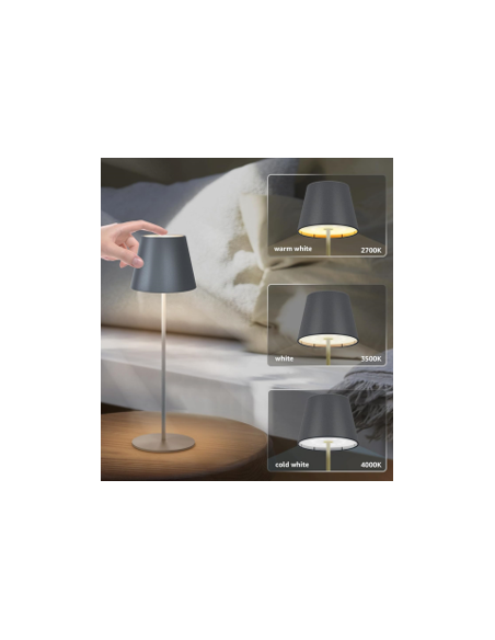 Raytech Power 5001 Επαναφορτιζόμενο φωτιστικό 4 ΣΕ 1 Μαύρο