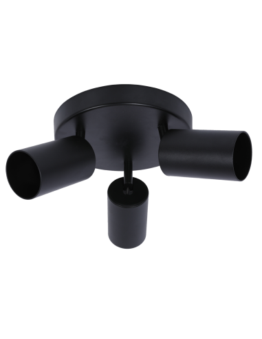 Raytech Power 7944 Σποτ στρογγυλό GU10 μαύρο