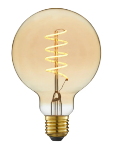Ecolight 7494 λάμπα filament flex LED amber G95 4.9W E27