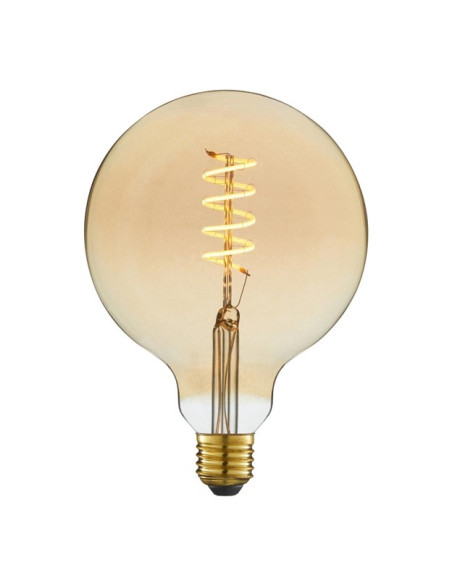 Ecolight 7487 λάμπα filament flex LED amber G125 4.9W E27