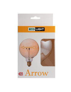 Ecolight 6862 Λάμπα LED G125 Arrow 4W E27 2