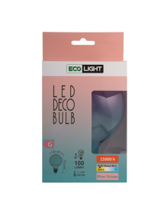 Ecolight 9801 λάμπα filament LED blue dream 4W E27 2