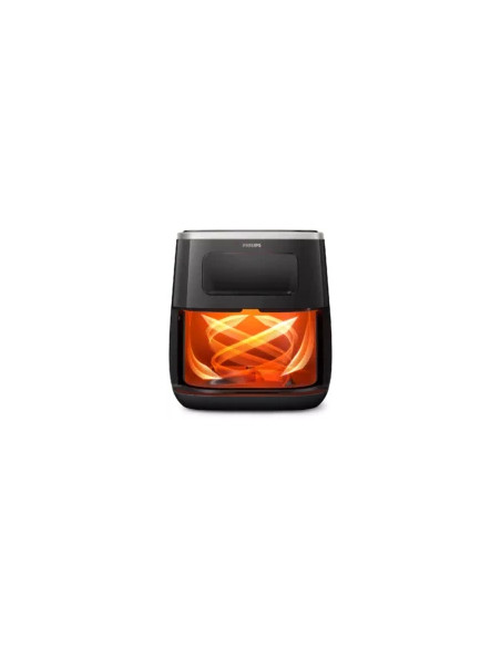 Philips HD9257/80 Black Digital Control 5.6L Φριτέζα Aέρα