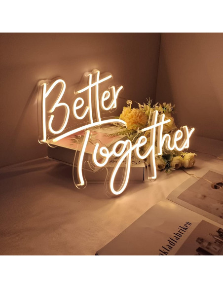 Φωτιστικό neon ''Better Together" 44*22/60*26 2 PCS