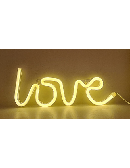 Φωτιστικό 9269 neon "Love" LED Θερμό Φώς