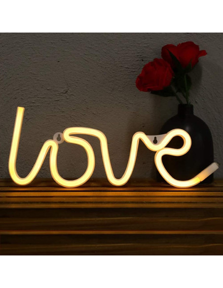 Φωτιστικό 9269 neon "Love" LED Θερμό Φώς