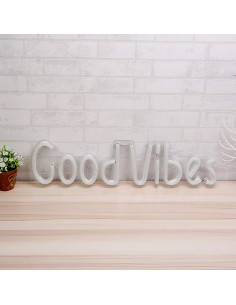 Φωτιστικό 9382 neon ''Good Vibes'' LED Ροζ 2