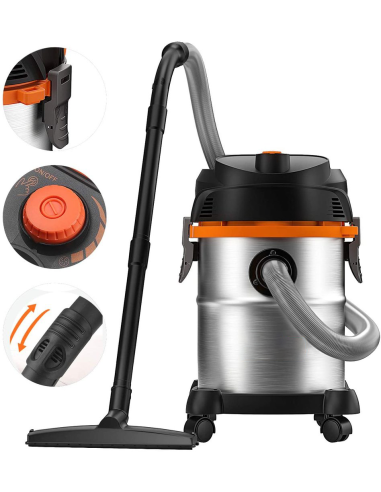 Raytech 7470 Σκούπα Ηλεκτρική Wet n Dry 1200W 20L