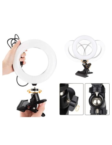 Raytech Power 7241 LED Ring Light 15cm με κλιπ...