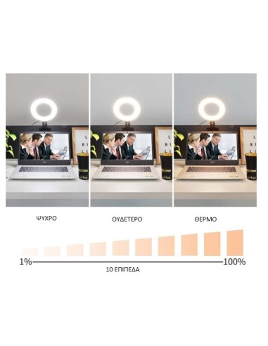 Raytech Power 7241 LED Ring Light 15cm με κλιπ...