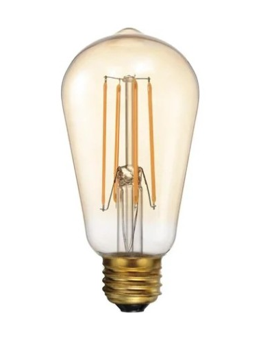 Ecolight 6800 Λάμπα Filament LED Amber ST64 8W E27